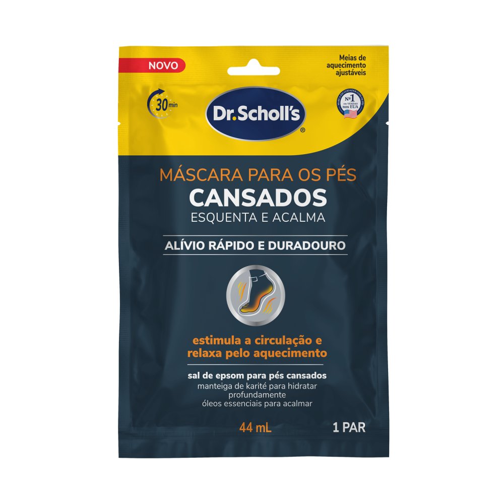 Máscara Para Os Pés Cansados Com Aquecimento