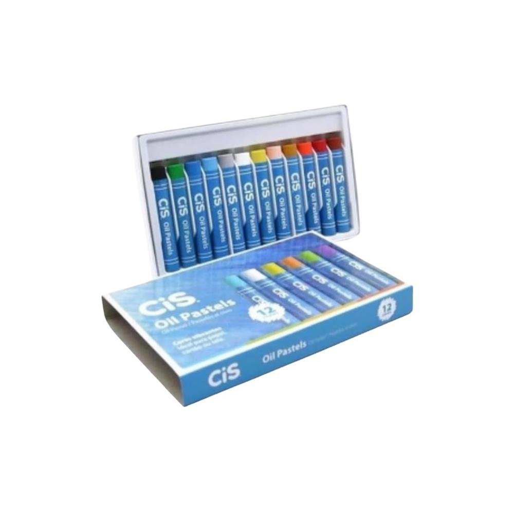 Oil Pastel Cis Com 12 Cores Ref 586900