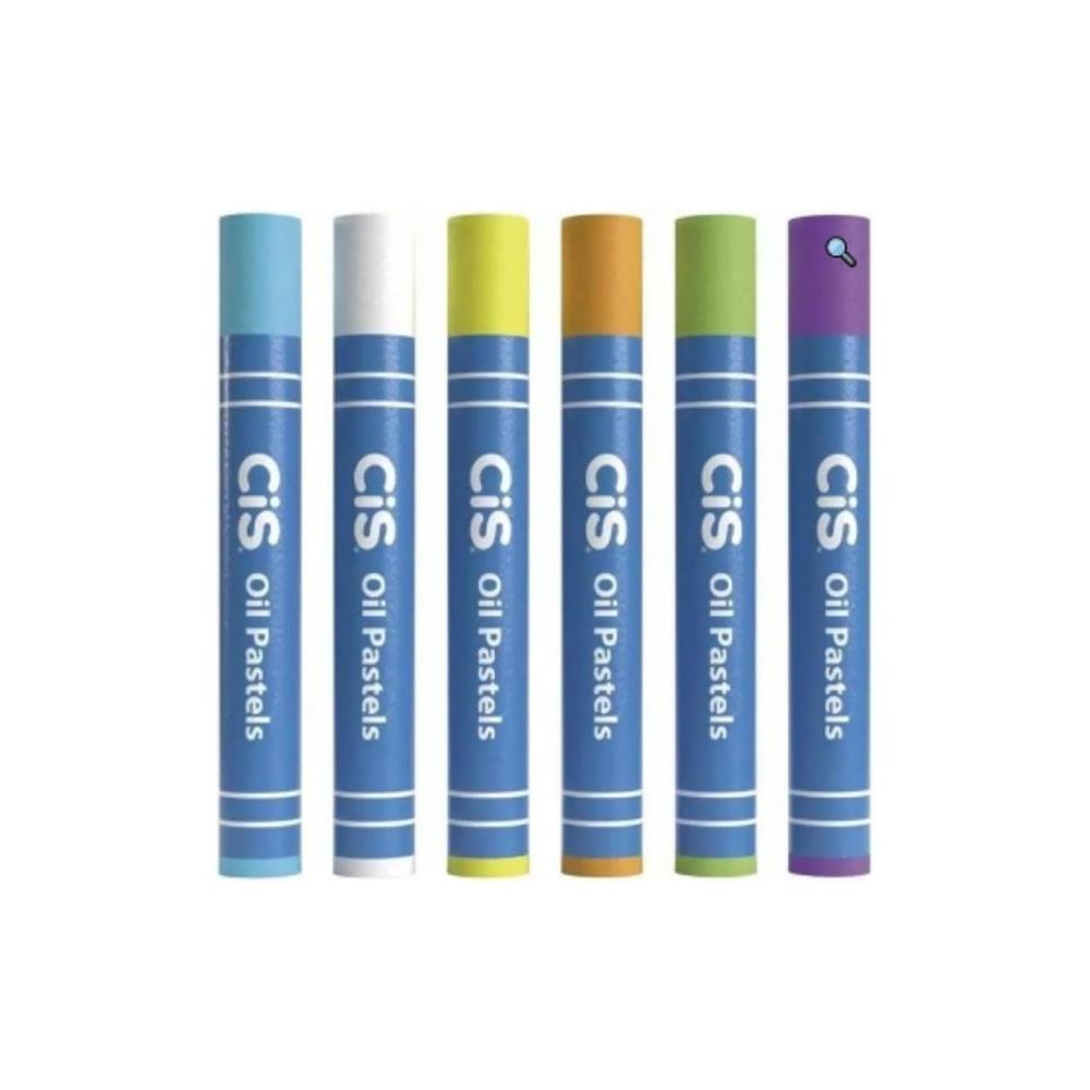 Oil Pastel Cis Com 12 Cores Ref 586900