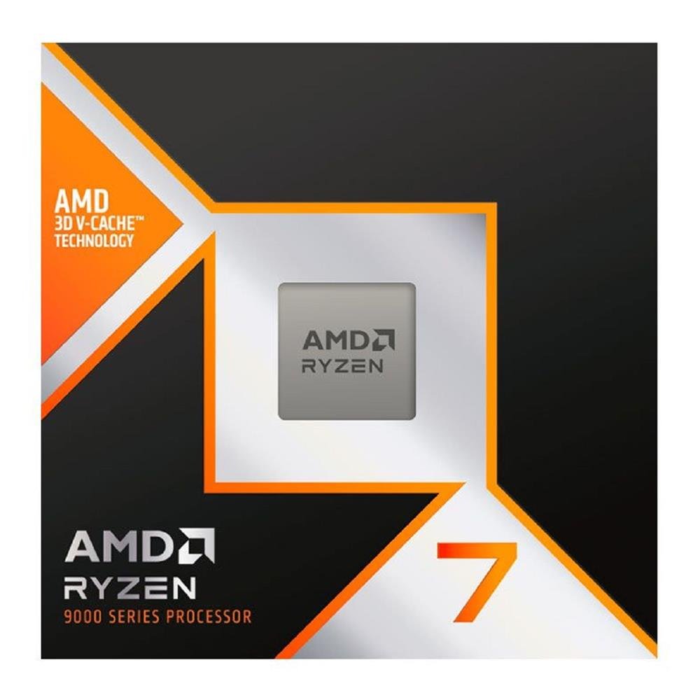 Processador AMD Ryzen 7 9800X3D 4.7 GHz (5.2GHz Turbo) 104MB Cache AM5 - 100-100001084WOF