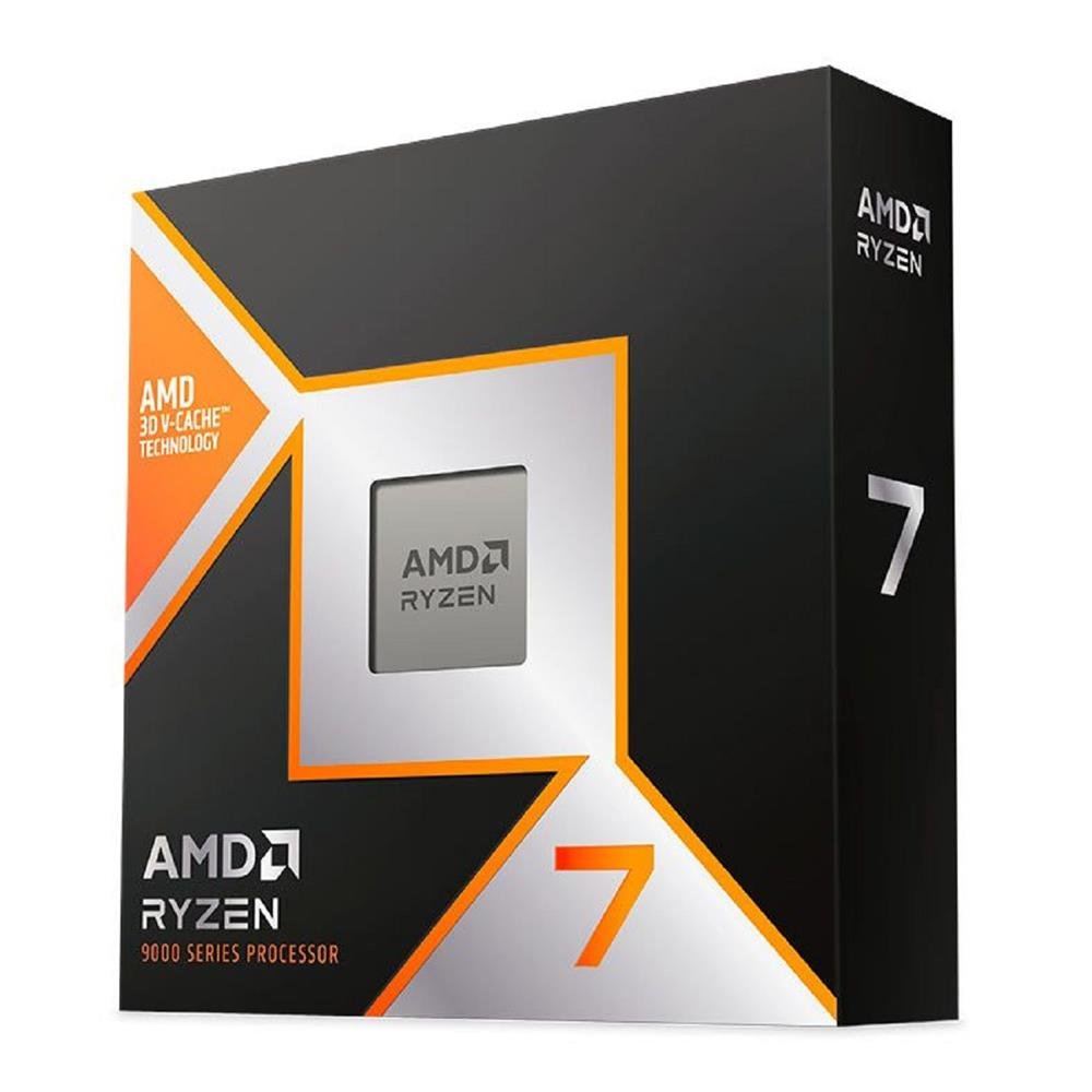 Processador AMD Ryzen 7 9800X3D 4.7 GHz (5.2GHz Turbo) 104MB Cache AM5 - 100-100001084WOF