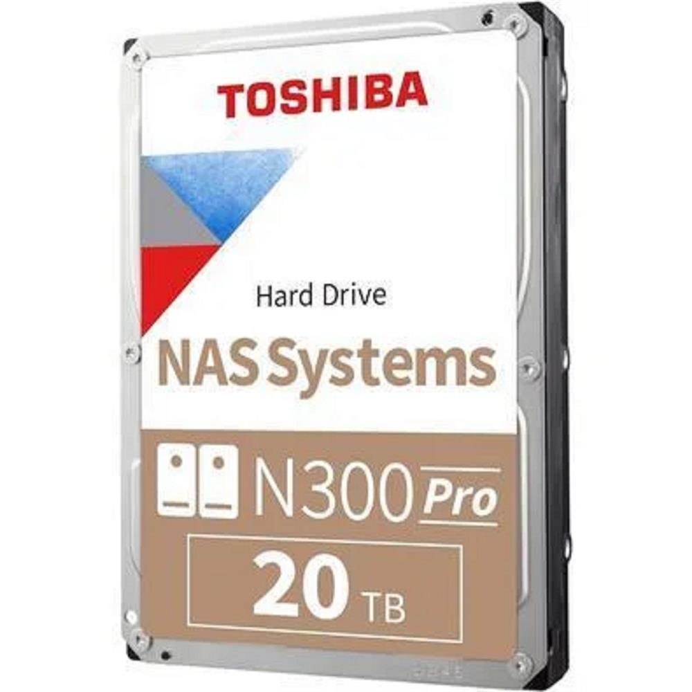 Hd Toshiba Nas Systems N300, 20Tb, 3.5", 7200Rpm, Sata 6 Gbit/S