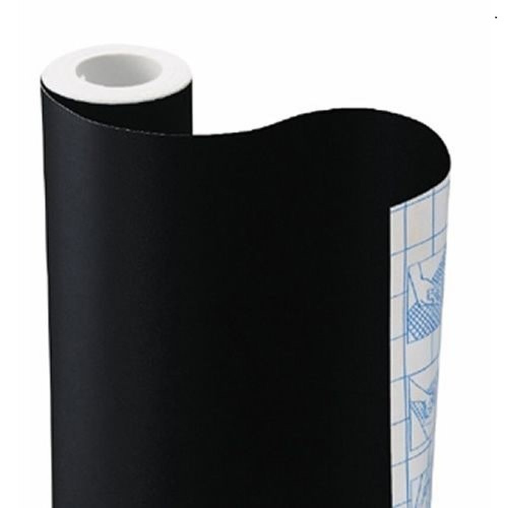 Plastico Adesivo Sol.Preto 80Mic 45Cm Fa0100