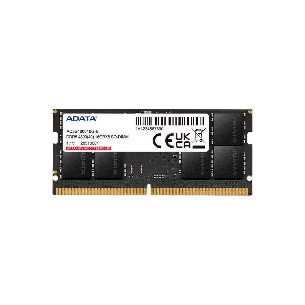 Memoria Adata 16GB DDR5 CL42 4800MHz para Notebook - AD5S480016G-S.