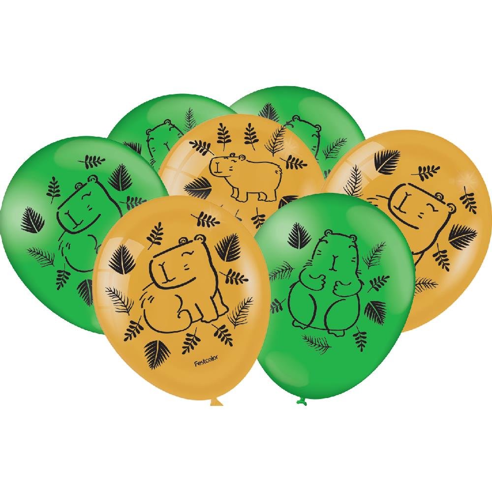 Balao Capivara - Embalagem com 25 unidades.