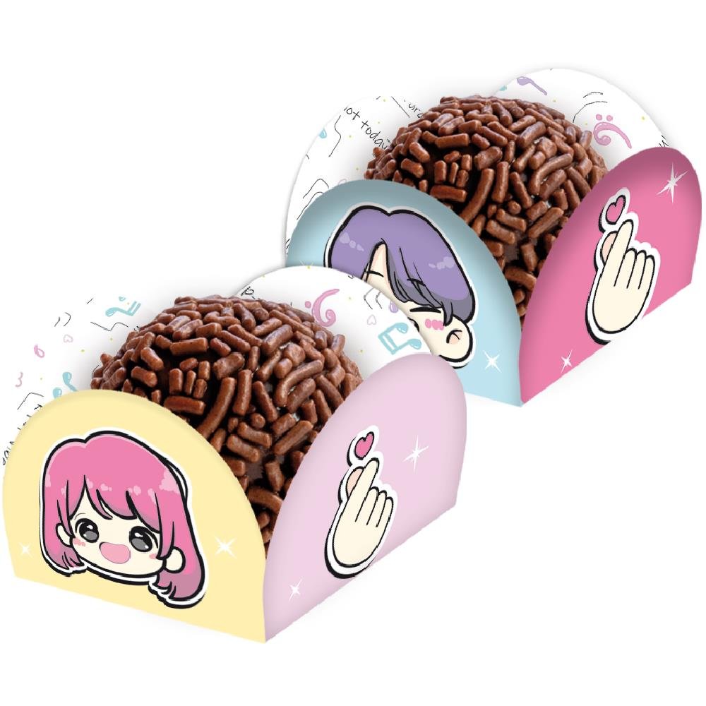 Porta Forminha Dorama - Embalagem com 40 unidades.