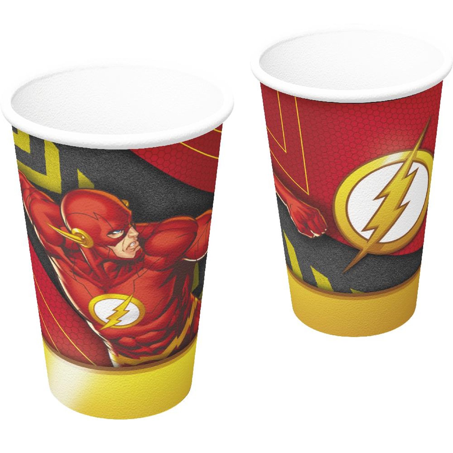 Copo Papel 200Ml Flash - Embalagem com 8 unidades.