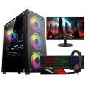 Computador Gamer Completo Intel Core i5 2ªG Memória 16GB SSD 120GB Placa de Vídeo 4GB com Monitor 19" Combo Gamer Teclado Mouse Headset