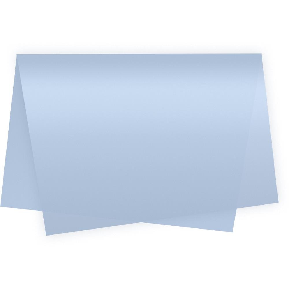 Papel De Seda 50X70Cm Azul Claro - Embalagem com 100 unidades.