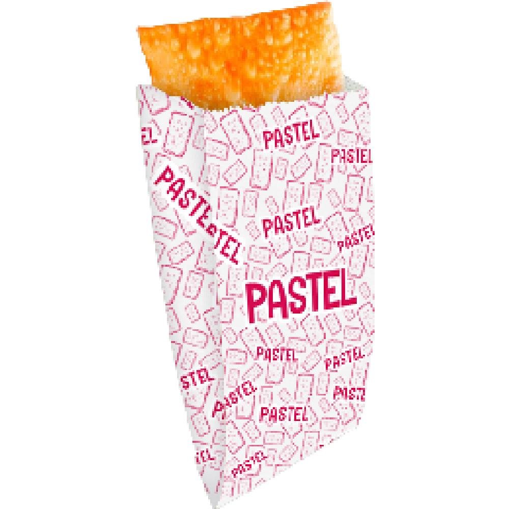 Saco Fundo Reto Ru 30X13,5X5 Pastel Food Service - Embalagem com 100 unidades.