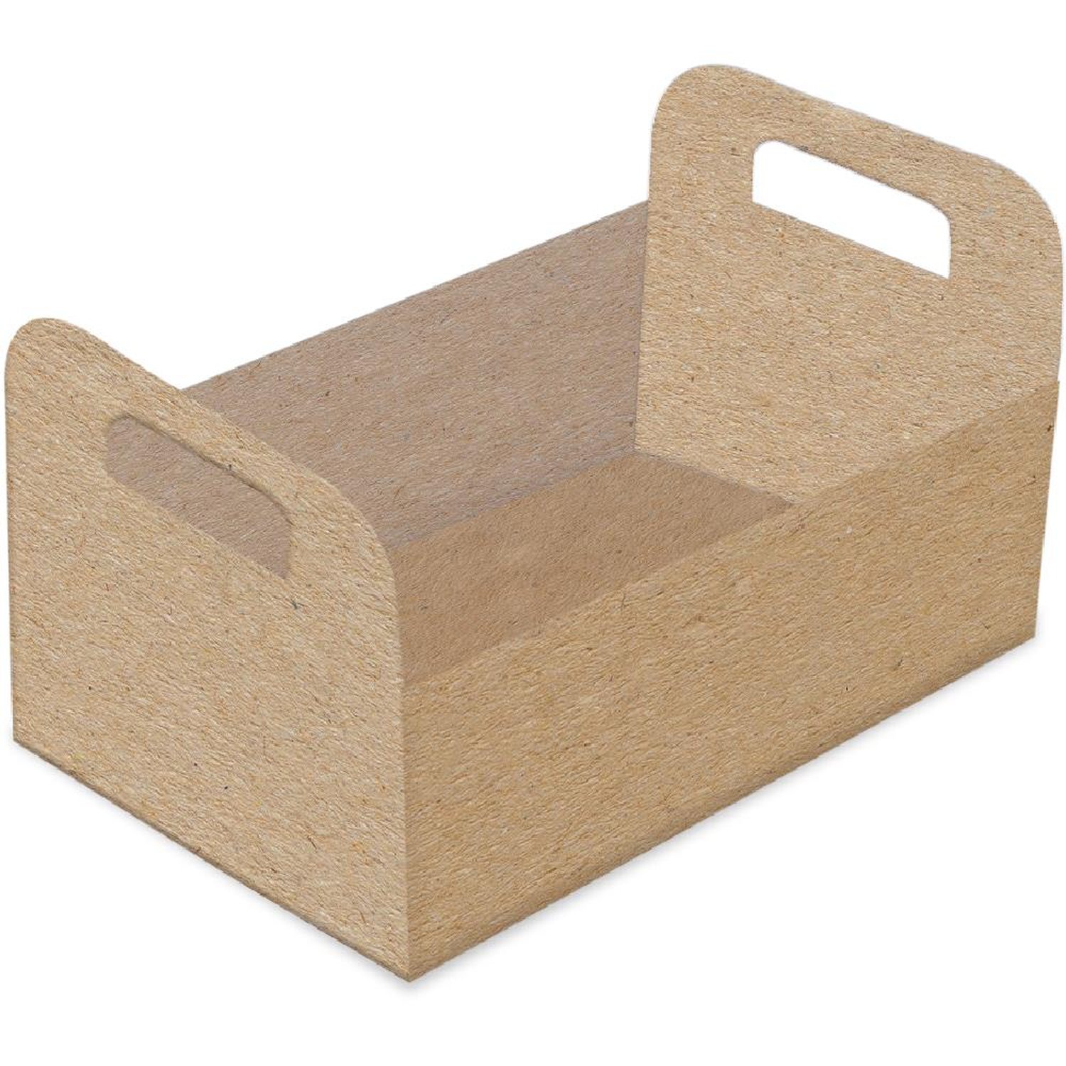 Cesta G Kraft Liso - Embalagem com 3 unidades.