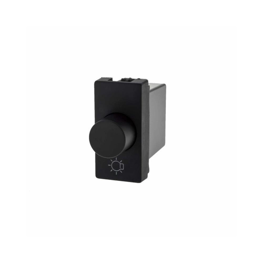 Módulo Dimmer Rotativo 300/600W Bivolt Preto 611017Pt