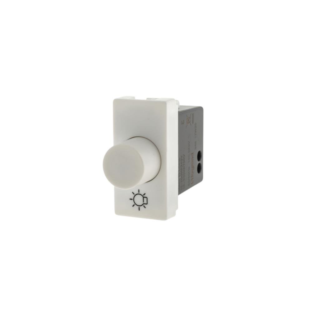 Módulo Dimmer Rotativo 300/600W Bivolt Branco 611017Bc