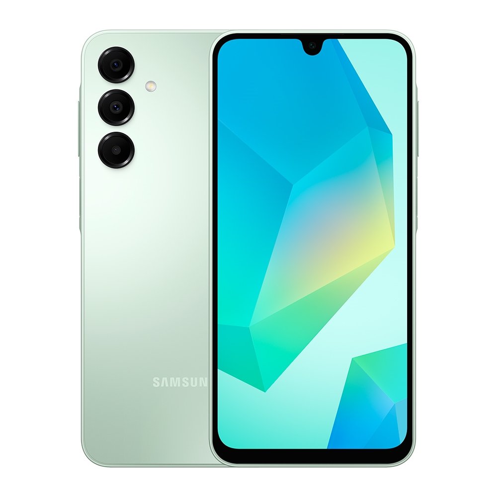 Smartphone Samsung Galaxy A16 Verde Claro, Tela 6.7" - 4G+Wi-Fi+NFC, Câm.Tras 50MP - Android 14, Octa Core, 128GB, 4GB RAM