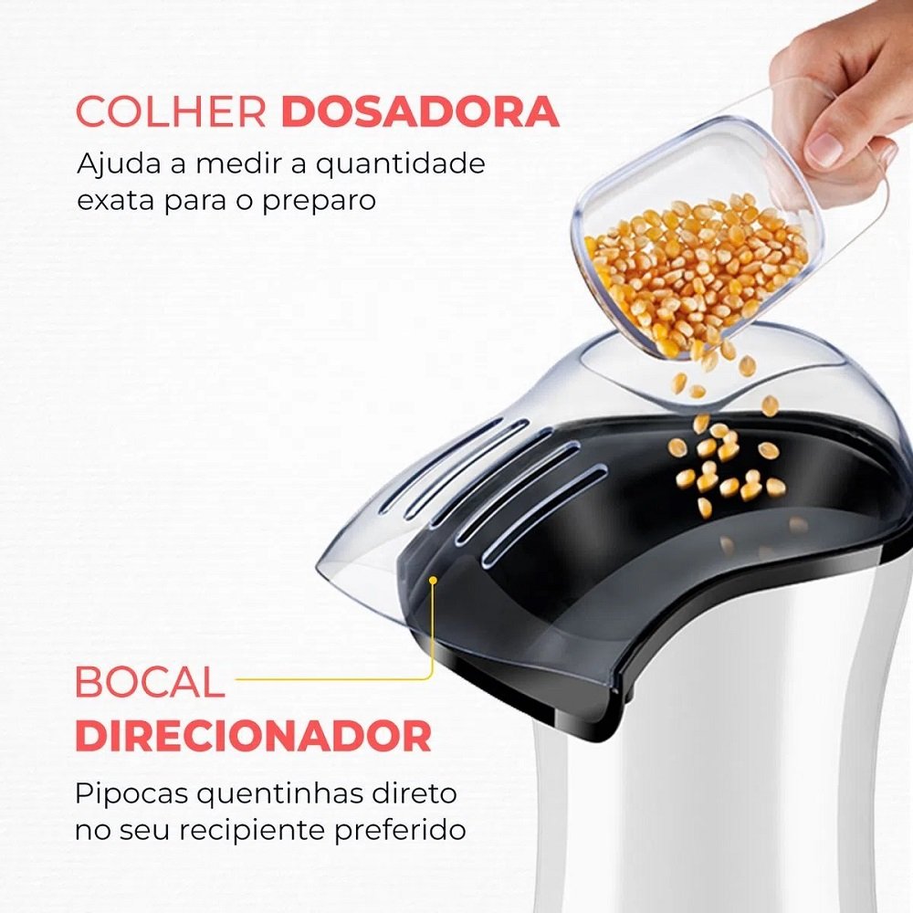 Pipoqueira Eletrica Popflix Pp-04 220v, Branco, Mondial