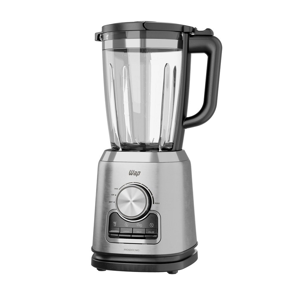 Liquidificador Prosdocimo Wb2000, 220v, Preto E Cinza, 1000w, Copo De Vidro, Wap