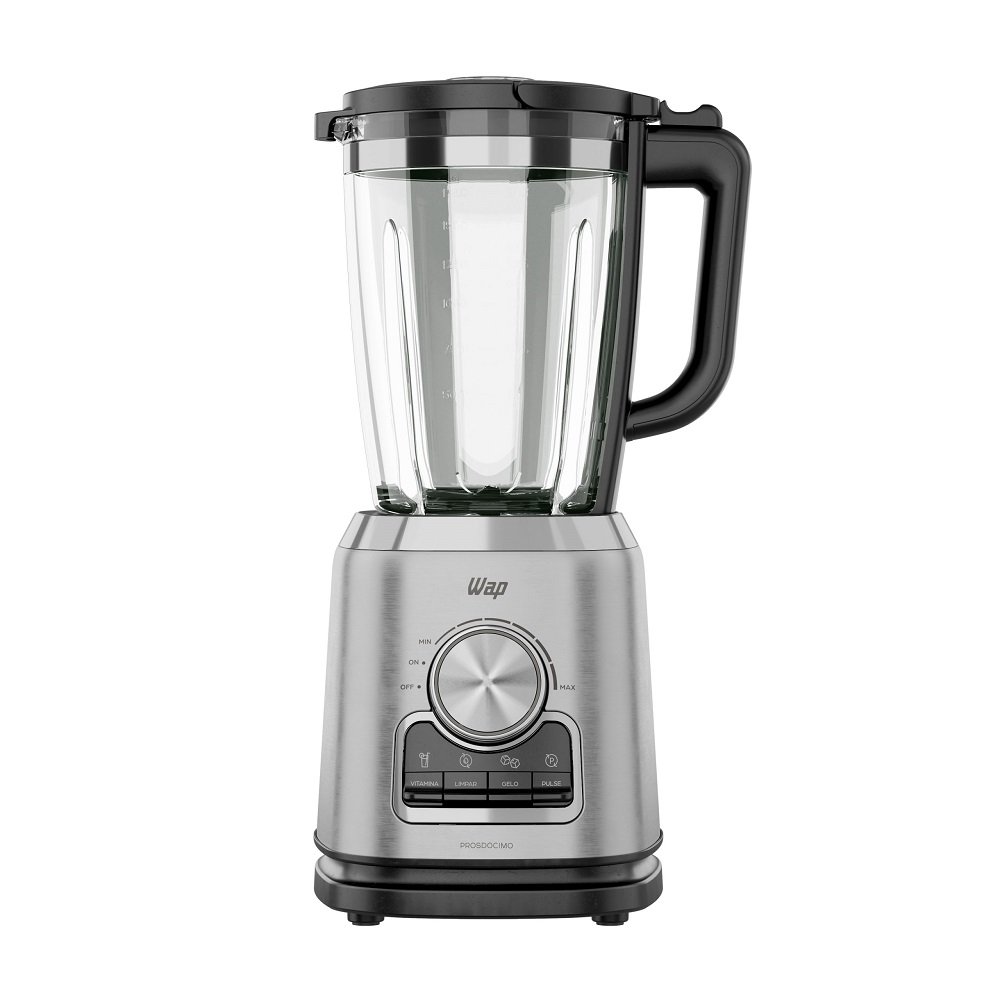Liquidificador Prosdocimo Wb2000, 220v, Preto E Cinza, 1000w, Copo De Vidro, Wap