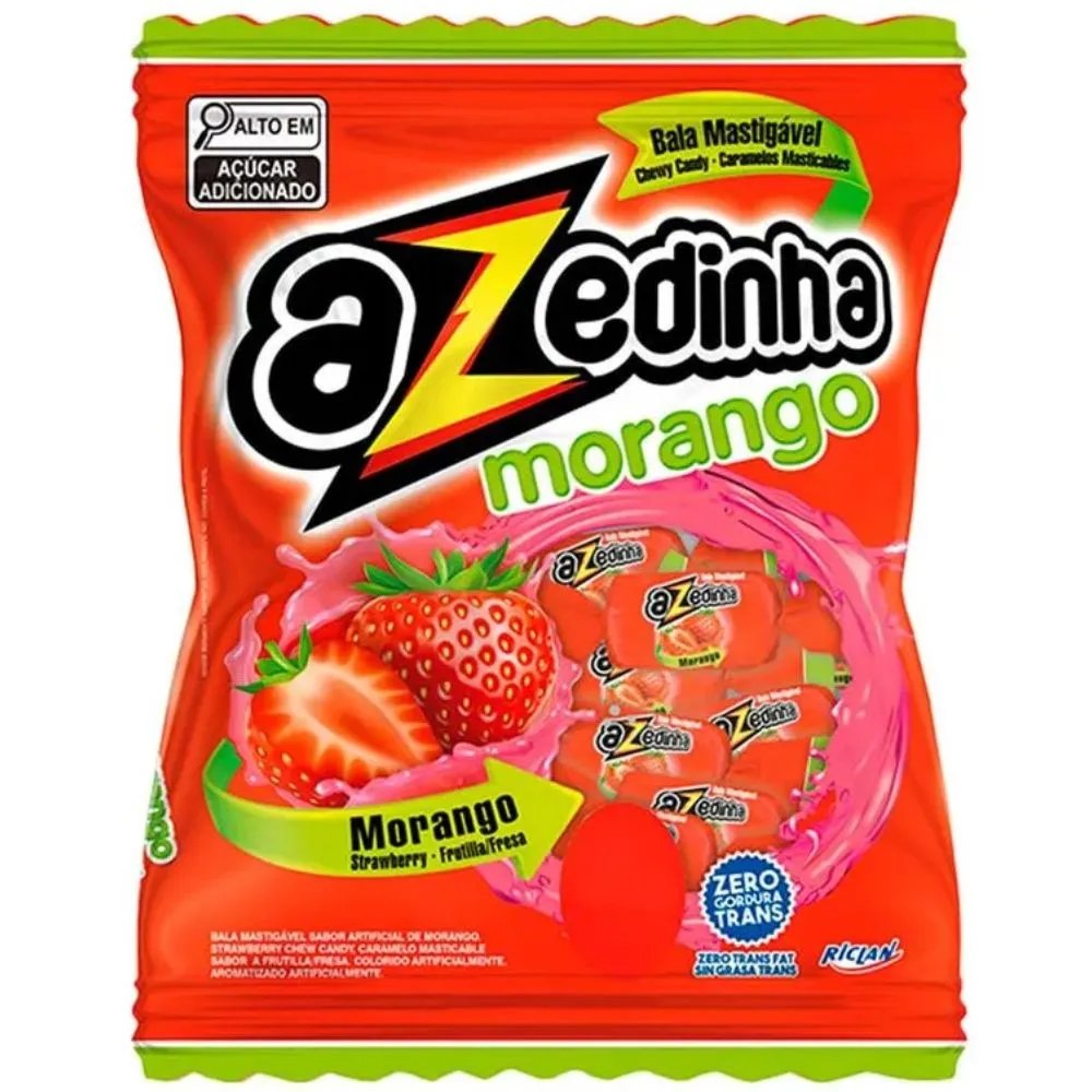 Bala Mastigavel Bola7 500G Morango