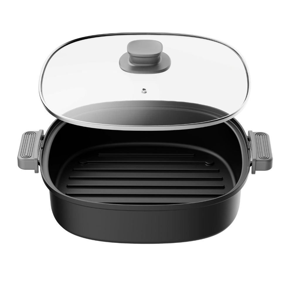 Fritadeira Elétrica Air Fryer 5l Amvox Arf 1150 2 Em 1 110v