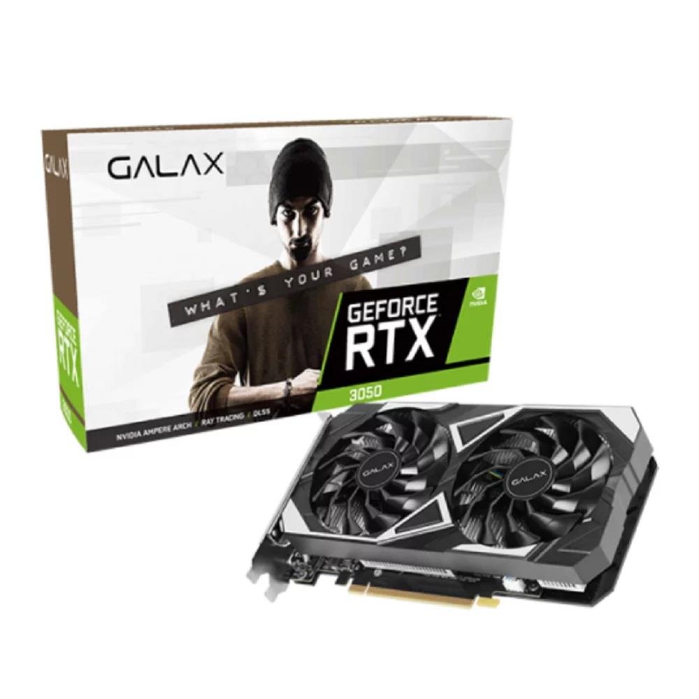 Placa de Video Galax Geforce RTX 3050 Ex Series, 06 GB GDDR6, Dual-fan