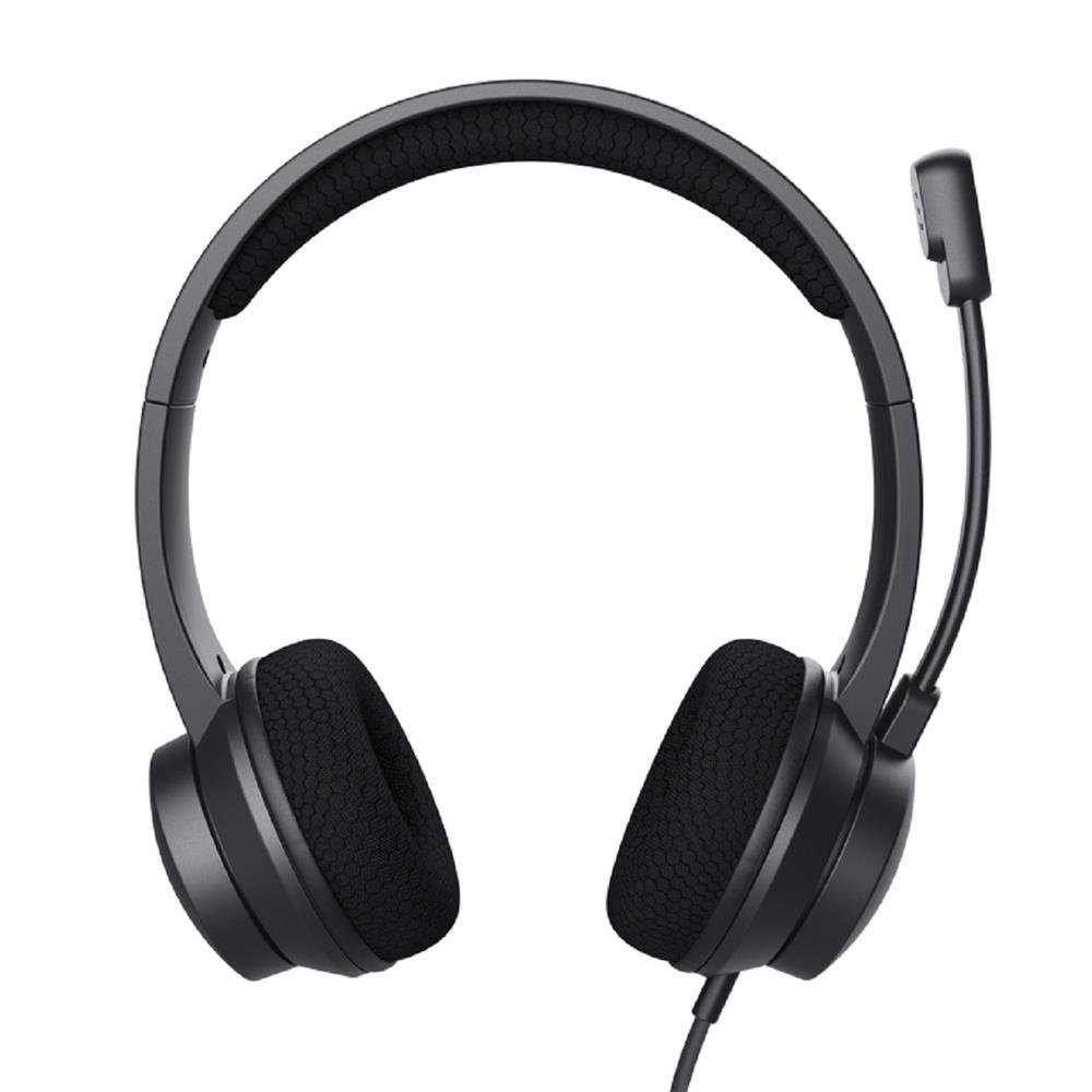 Headset Trust Ayda ENC, Com Fio, Microfone, USB-A, USB-C, ABS, Couro sintetico, Preto