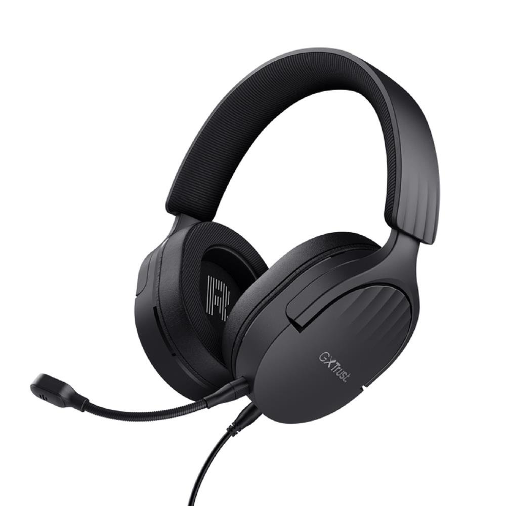 Headset Gamer Trust Gxt 489 Fayzo, Com Fio, Microfone, Abs, Pcr, Preto