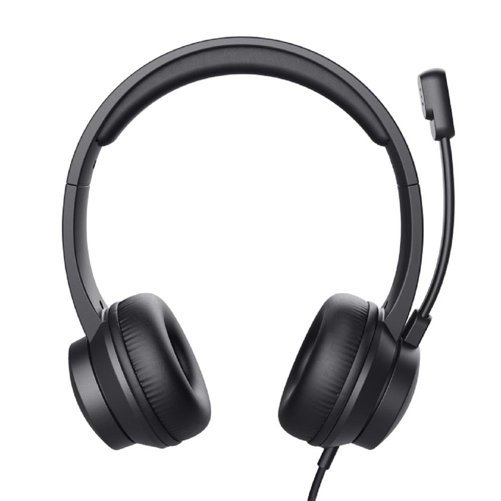 Headset Trust Ayda USB, Com Fio, Microfone, ABS, Couro Sintetico, Preto