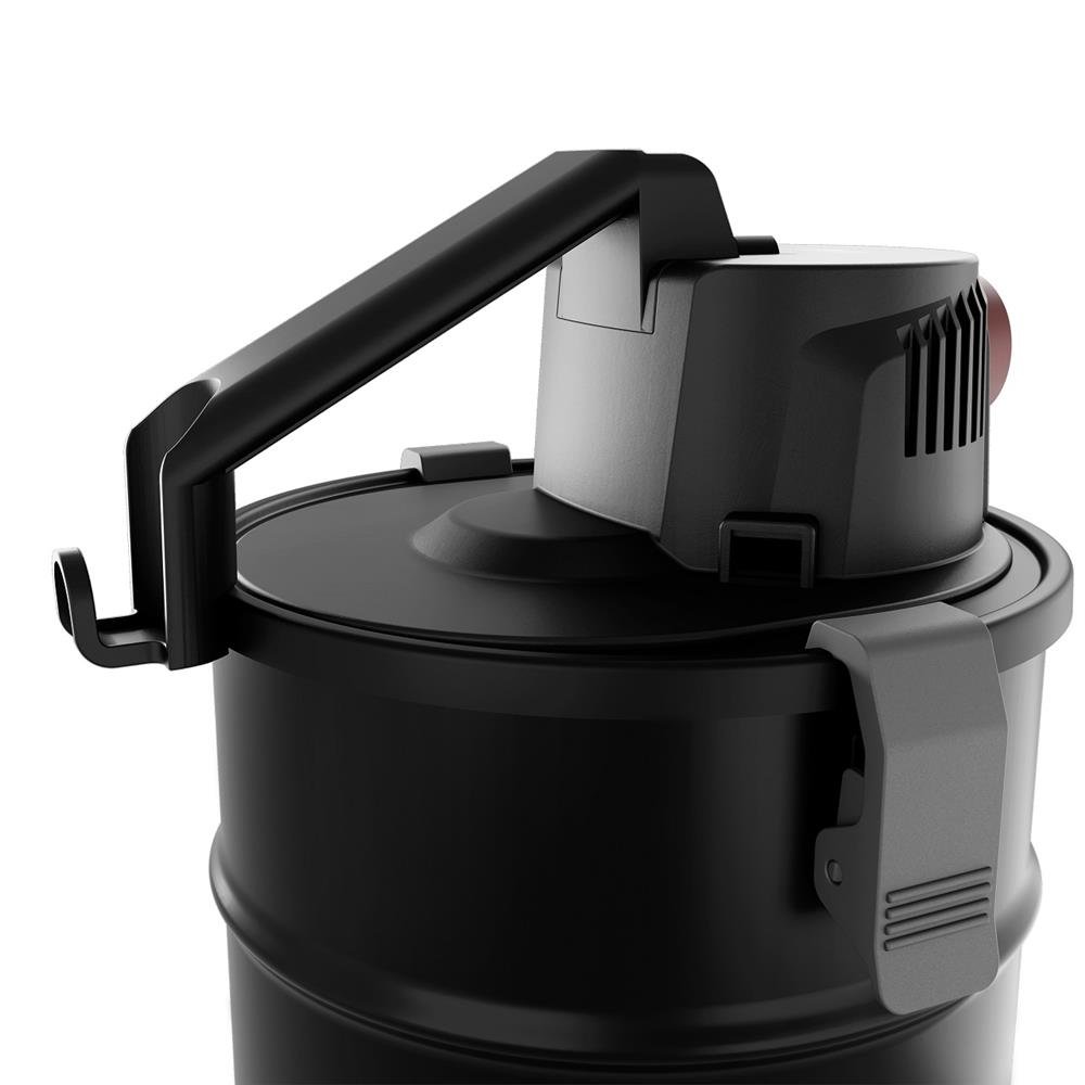 Aspirador de Cinzas WAP GTW ASH, Potência 1400W, 220V, 4L, Filtro HEPA, Sugador de Po, Preto