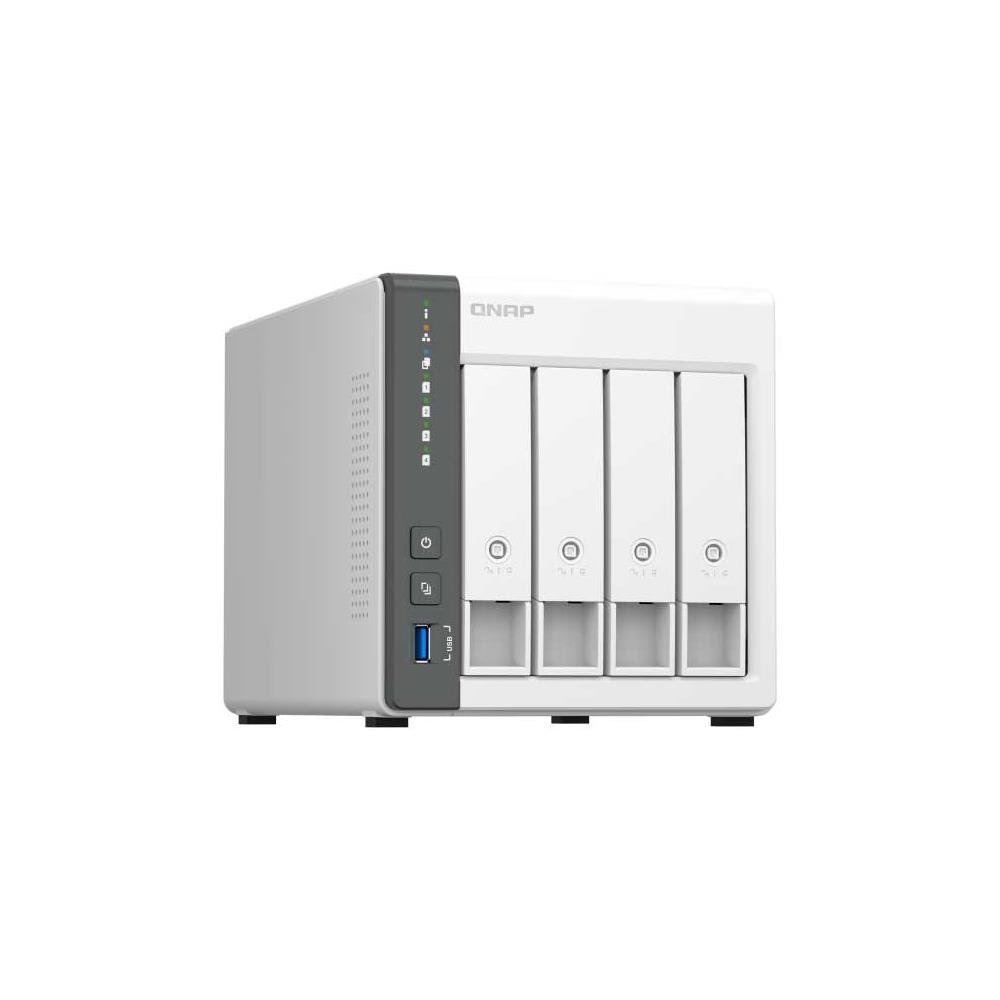 Storage NAS Qnap TS-433 Quad Core Gigabit 4 Baias HD/SSD