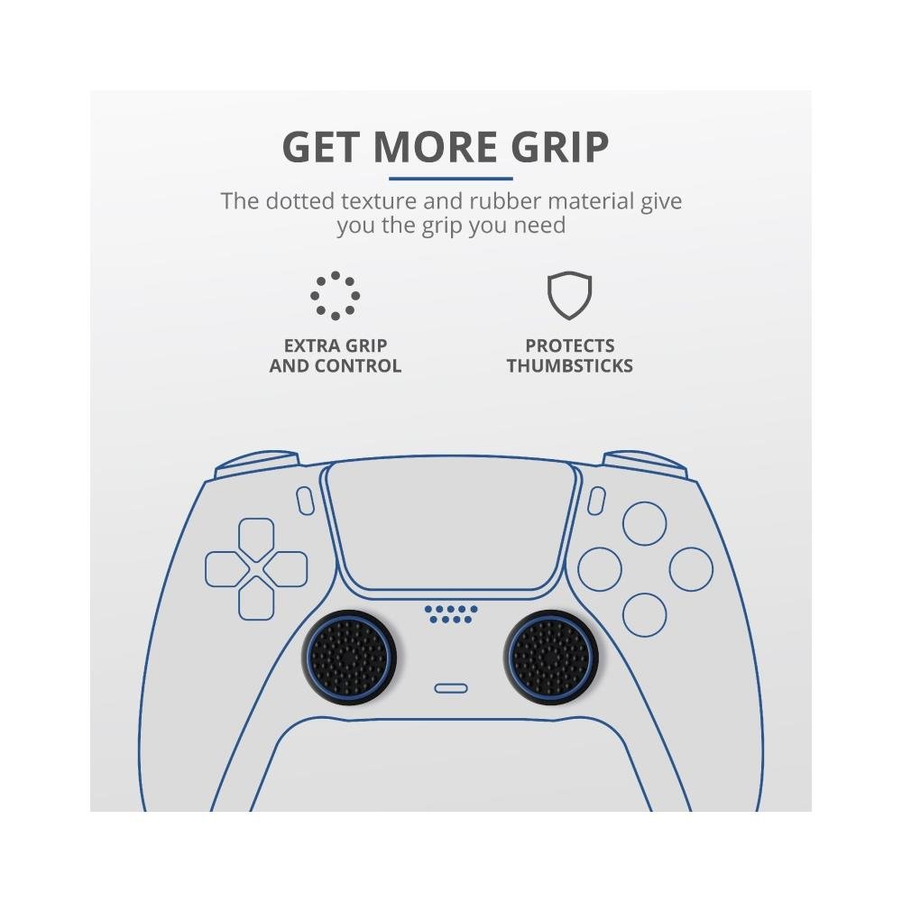 Grip Silicone Trust GXT 266 Botão Analogico 4 Unidades