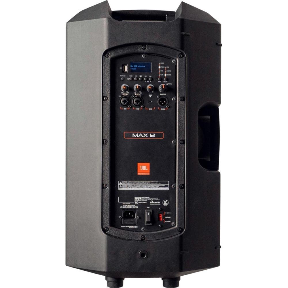 Caixa de Som Ativa JBL Max 12 Bluetooth Preto Un.Venda: PC/1