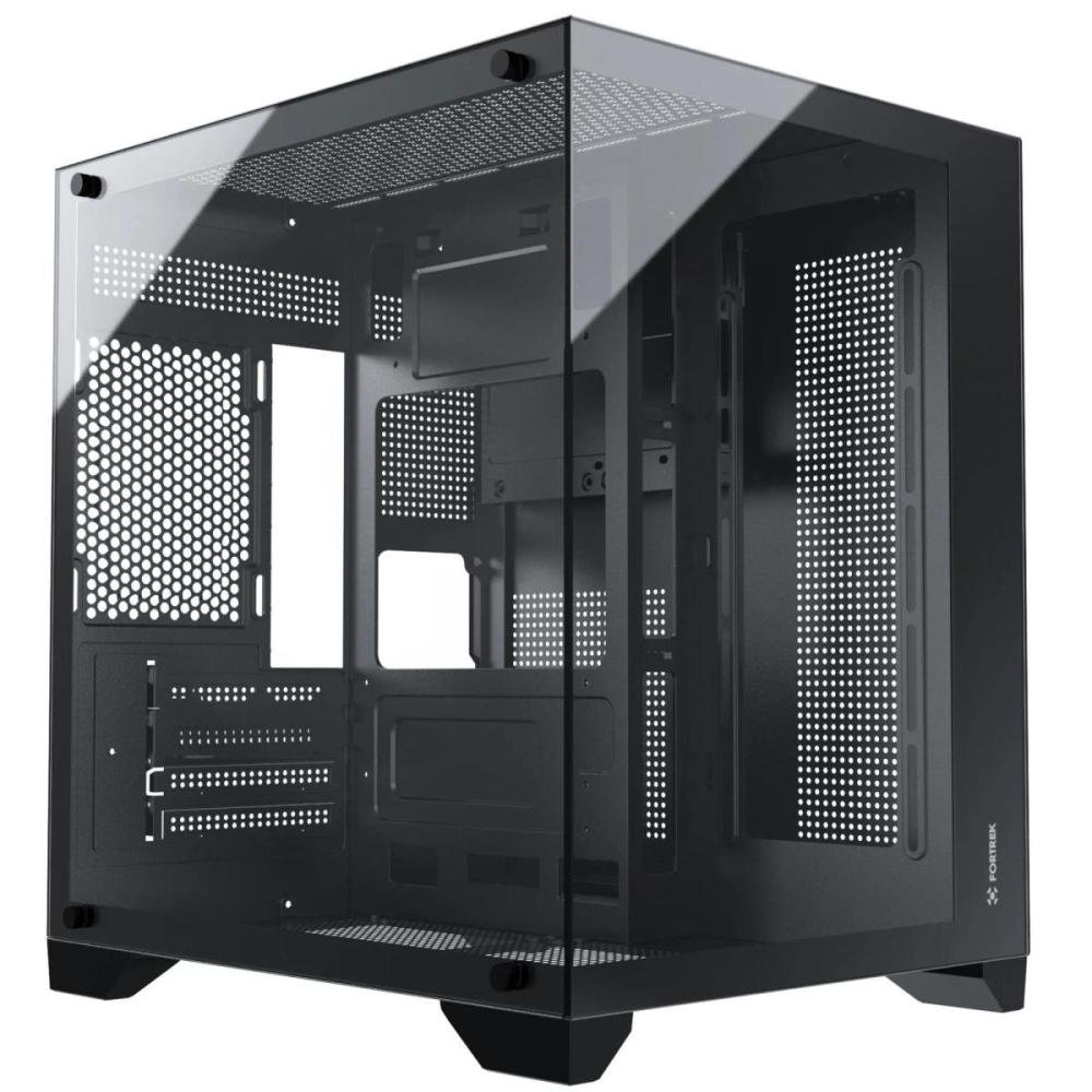 Gabinete Gamer Fortrek Clarity Preto Lateral Vidro Un.Venda: PC/1