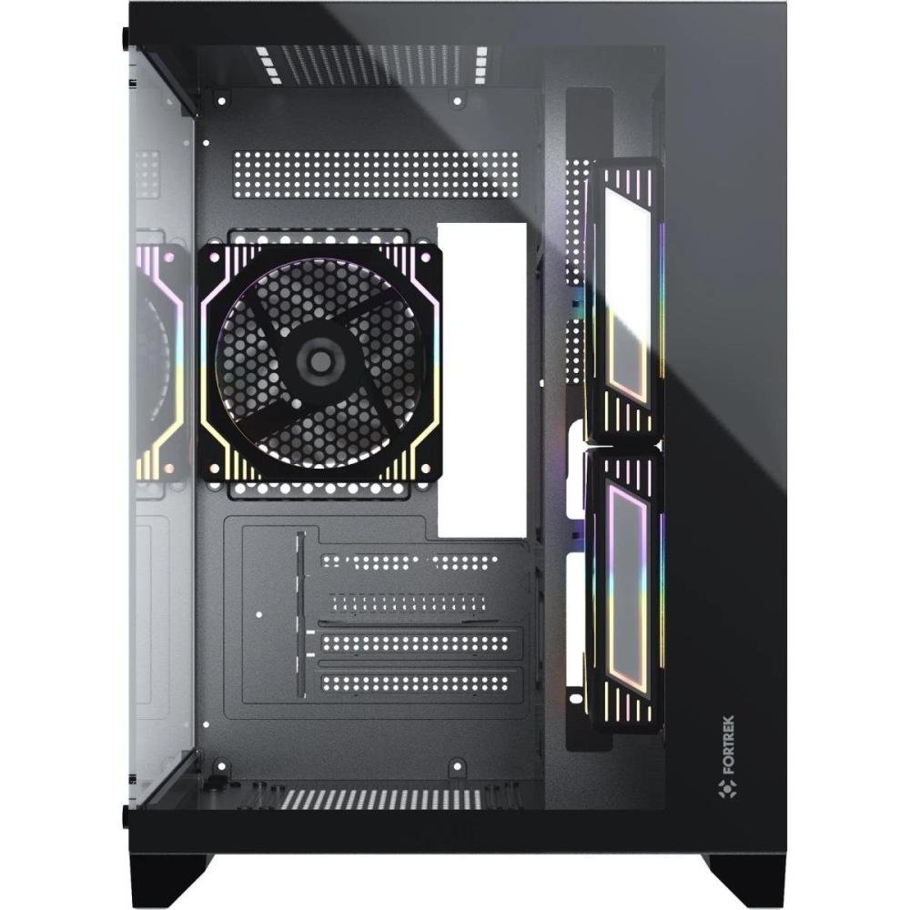 Gabinete Gamer Fortrek Clarity Preto Lateral Vidro Un.Venda: PC/1