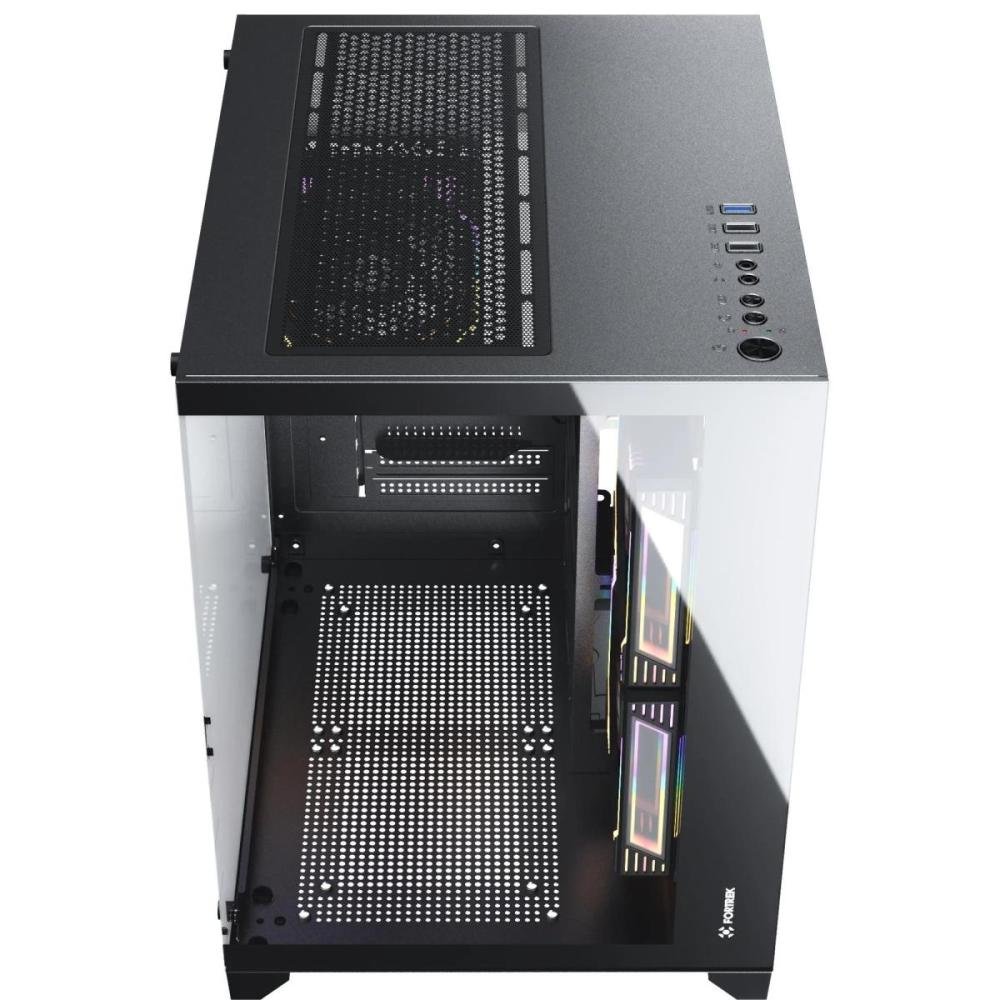 Gabinete Gamer Fortrek Clarity Preto Lateral Vidro Un.Venda: PC/1