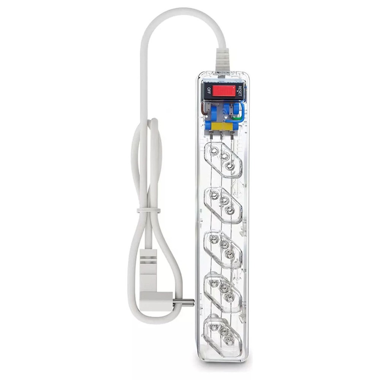 Filtro De Linha Com Proteção Dps 3P Energia 5 Clamper Transparente Un.Venda: Pc/1 -23460