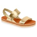 Sandalia Moleca 5447.518 Dourado 34-39 Com 12 Pares