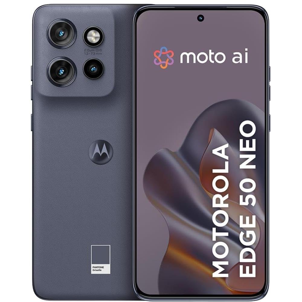Smartphone Motorola Edge 50 Neo 5G, 256GB, 16GB RAM, Android 14 Grisaille