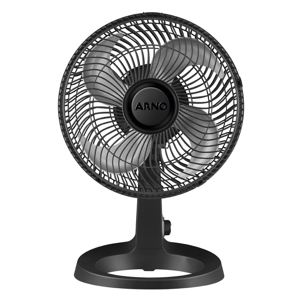 Ventilador de Mesa 30cm Arno VC30 Compact Force, Preto, 110V