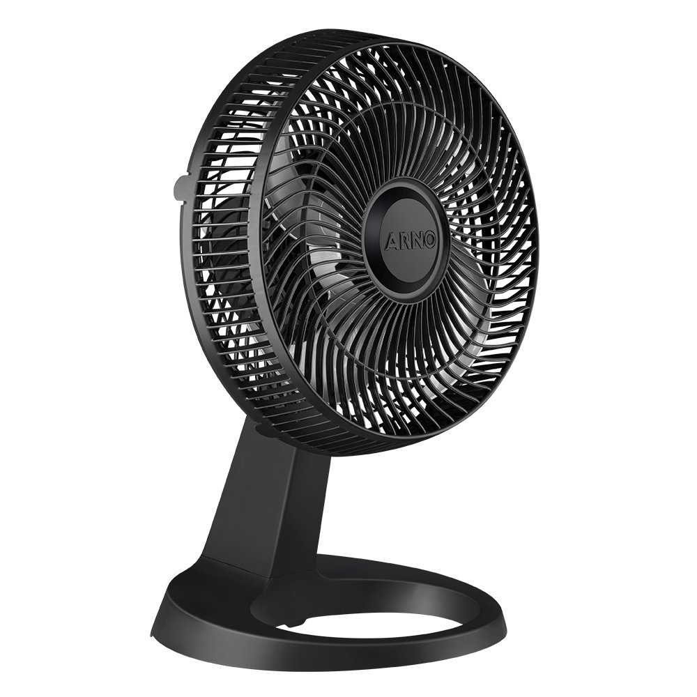 Ventilador de Mesa 30cm Arno VC30 Compact Force, Preto, 110V