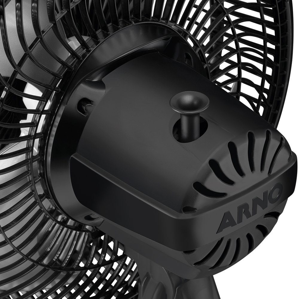 Ventilador de Mesa 30cm Arno VC30 Compact Force, Preto, 110V
