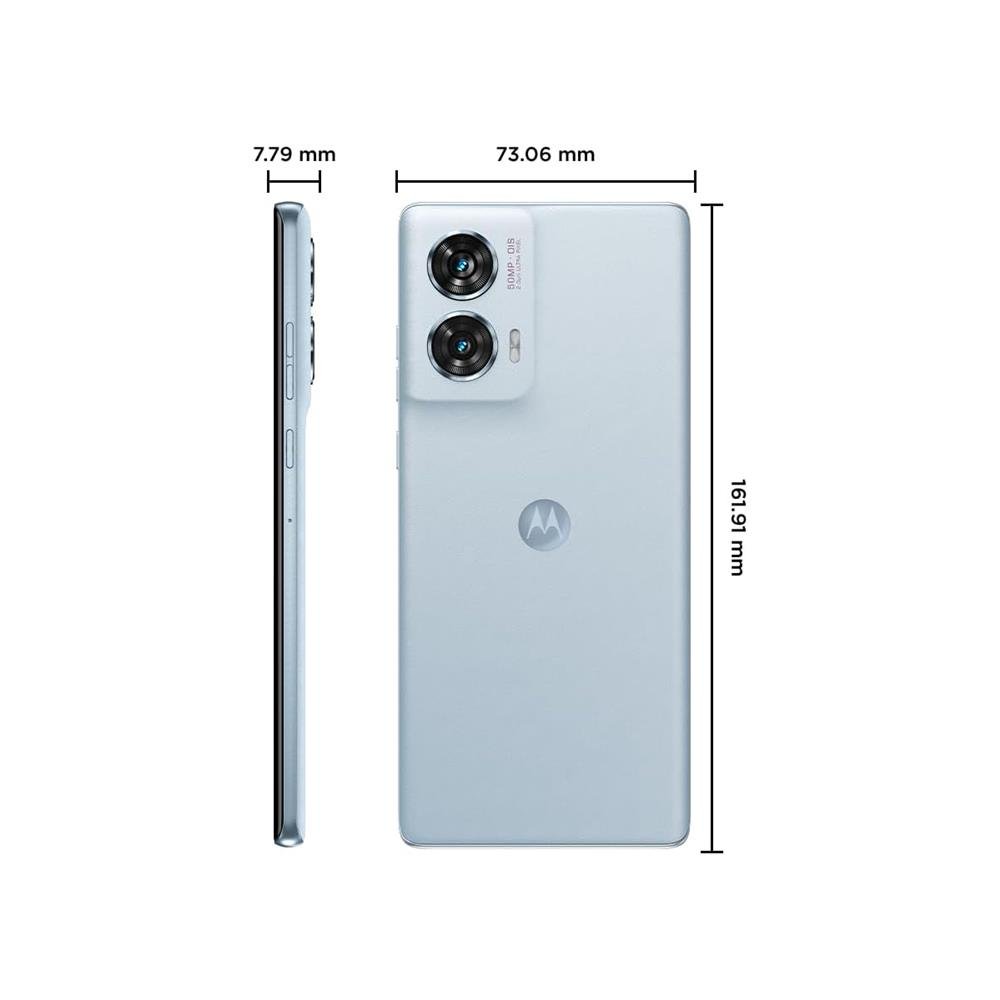 Smartphone Motorola Edge 50 Fusion 5G - 256GB 8GB RAM + 8GB RAM Boost 50MP Sony AI Camera IP68 NFC Light Blue