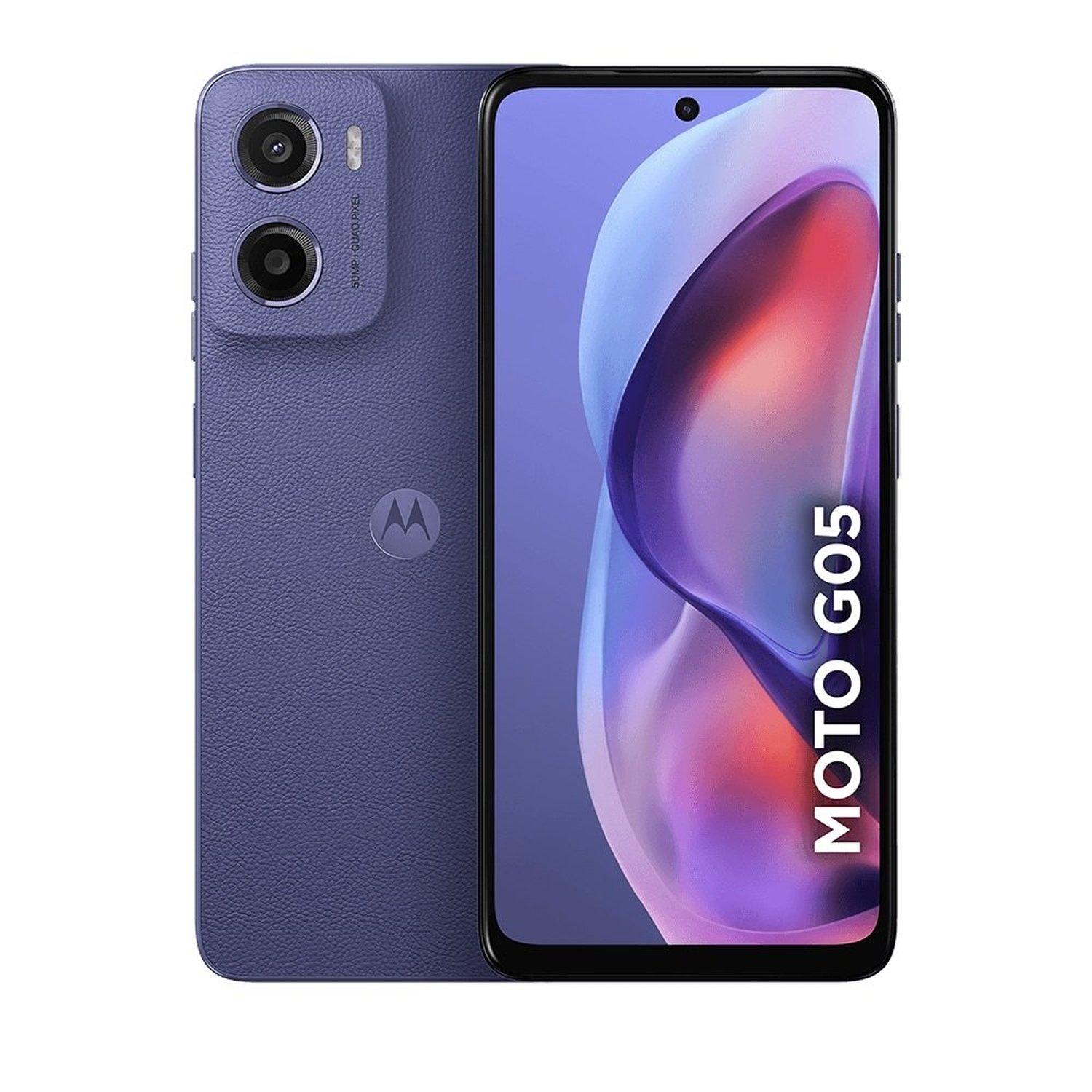 Smartphone Motorola Moto G05 - 128Gb 12Gb 4Gb Ram 8Gb Ram Boost E Camera 50Mp Com Ai Bateria De 5200 Mah Tela 6.7" Com Superbrilho - Violeta
