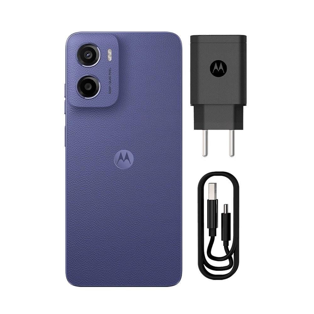 Smartphone Motorola Moto g05 - 128GB 12GB 4GB RAM 8GB Ram Boost e Camera 50MP com AI Bateria de 5200 mAh Tela 6.7" com Superbrilho - Violeta