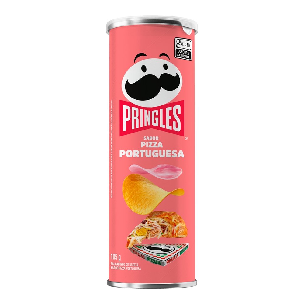 Batata Pringles Pizza Portuguesa 105g