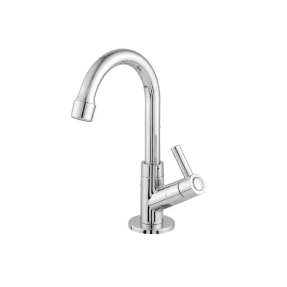 Torneira Bica Movel Abs Cromada Lavatorio 1198 C-60 1/4 Volta Goldflex