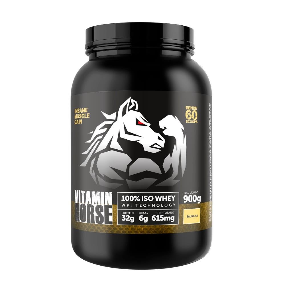 100% Iso Wey 900g Baunilha-Vitamina Horse