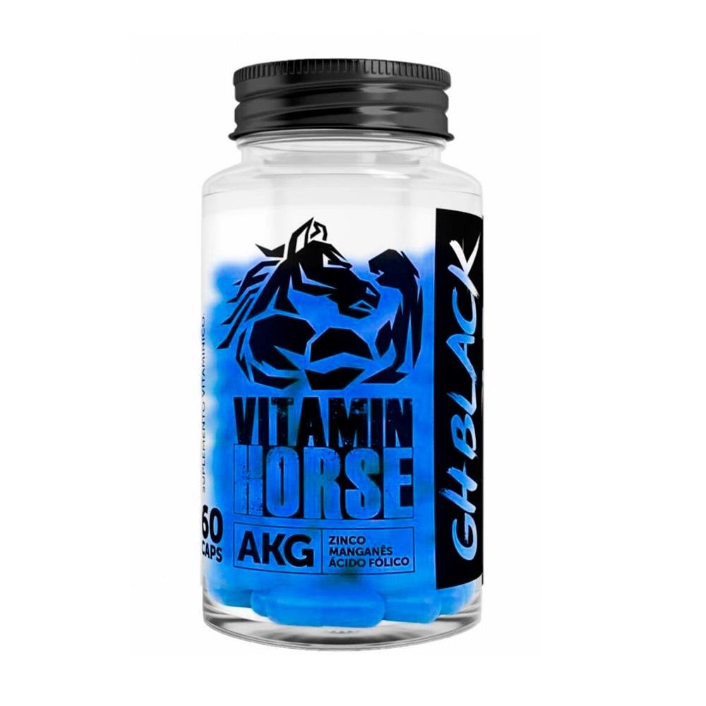 GH Black AKG 60 cápsulas - Vitamin Horse