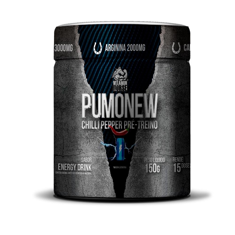 Pumonew Chilli Pepper Pré Treino 150g Energy Drink - Vitamin Horse ...