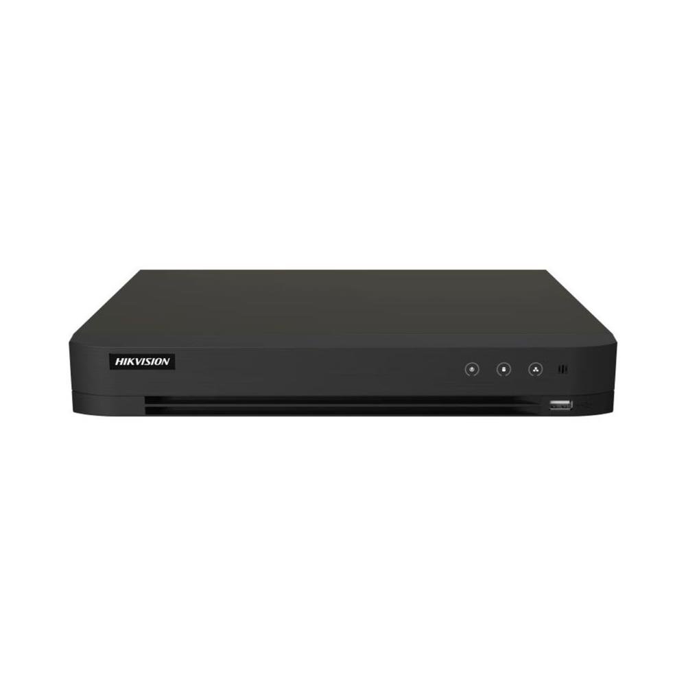DVR Hikvision Gravador IDS-7216HQHI-M1/XT, 16 Canais, Inteligência AcuSense, 1080p, 1U, Preto