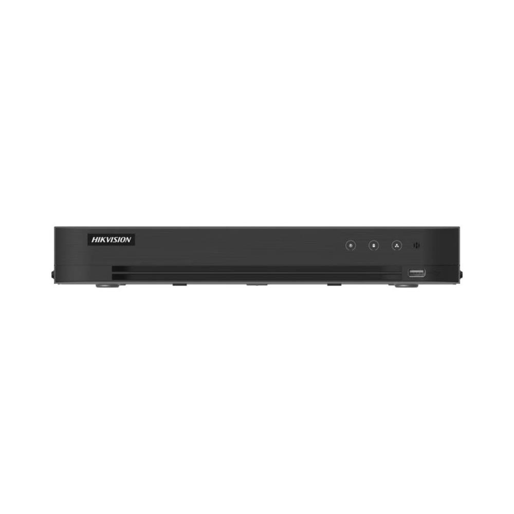 DVR Hikvision Gravador IDS-7216HQHI-M1/XT, 16 Canais, Inteligência AcuSense, 1080p, 1U, Preto